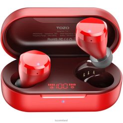 T12 TOZO Red 006P247 Headphones